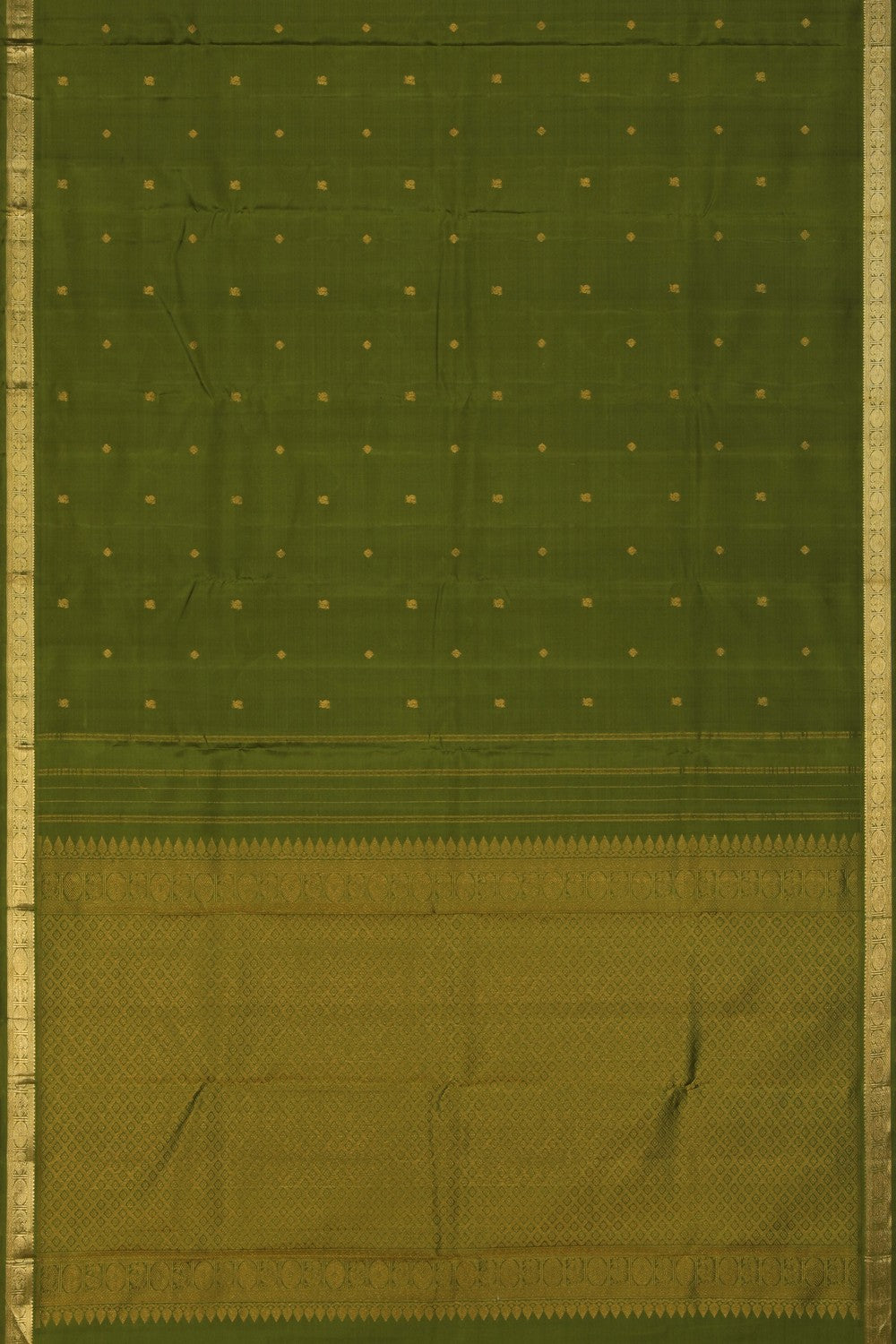 Image of Arani Silk Green Saree